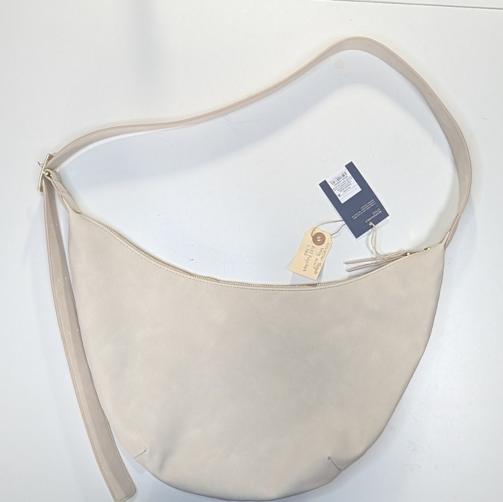 Universal Thread Slouchy Crescent Sling Handbag - Cream